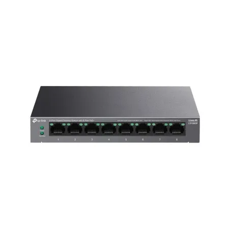 Tp-Link | 8-Port Gigabit Desktop Switch with 8-Port PoE+ | LS108GP | Unmanaged | Desktop