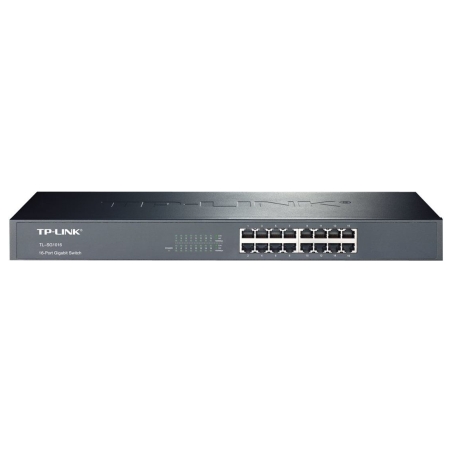Tp-Link | Switch | TL-SG1016 | Unmanaged | Rackmountable | Gigabit Ethernet (copper) ports quantity 16 | 60 month(s)