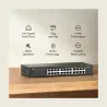 Tp-Link Switch|TP-LINK|Switch type Unmanaged|24xRJ-45 ports|RJ-45 Ports Type Gigabit Ethernet (10/100/1000)|LS1024G