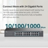Tp-Link LiteWave 24-Port Gigabit Switch PORT: 24× Gigabit RJ45 Ports LS1024G