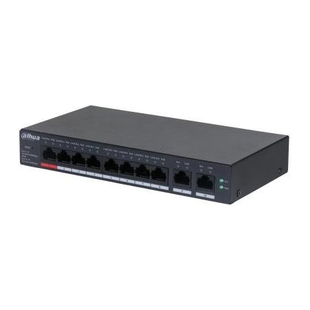 Dahua Switch|DAHUA|CS4010-8GT-110|Type L2|Desktop/pedestal|8x10Base-T / 100Base-TX / 1000Base-T|PoE ports 8|DH-CS4010-8GT-110