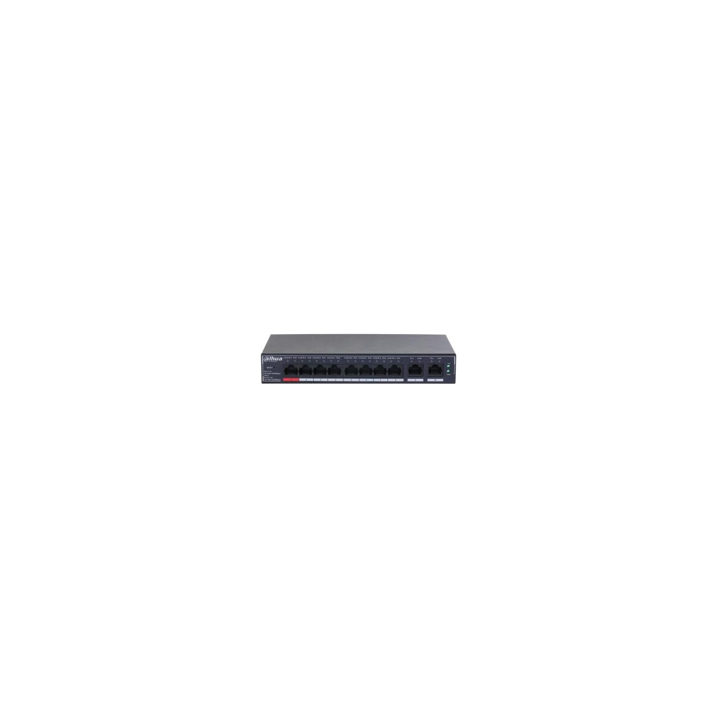 Dahua Switch|DAHUA|DH-SG4010P|Switch layer L2|10xRJ-45 ports|RJ-45 Ports Type Gigabit Ethernet (10/100/1000)|8xPower over Ethern