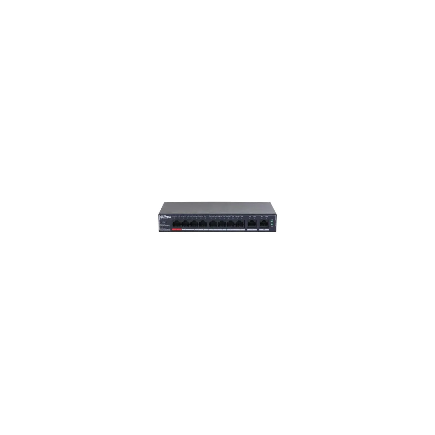 Dahua Switch|DAHUA|DH-SG4010P|Switch layer L2|10xRJ-45 ports|RJ-45 Ports Type Gigabit Ethernet (10/100/1000)|8xPower over Ethern