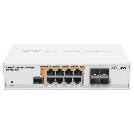 Mikrotik CRS112-8P-4S-IN Switch 8x RJ45