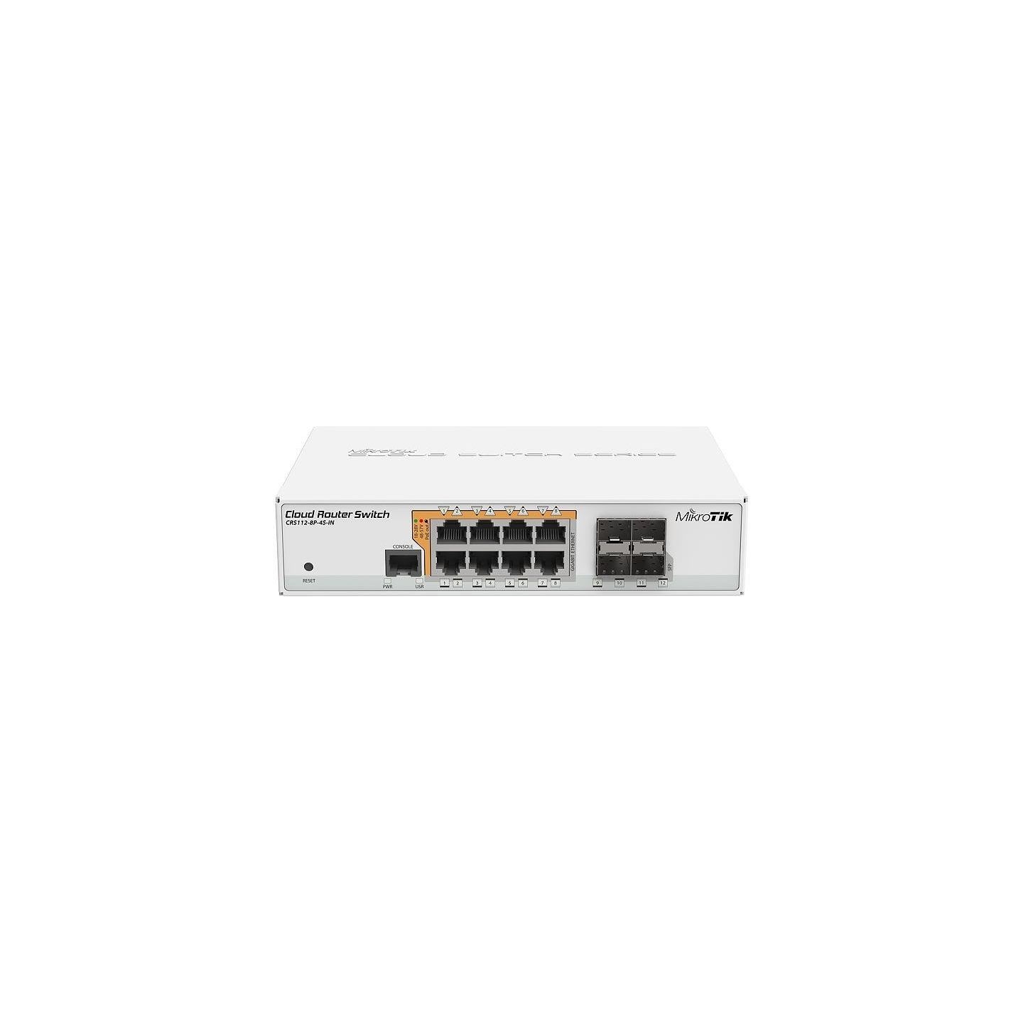 Mikrotik CRS112-8P-4S-IN Switch 8x RJ45