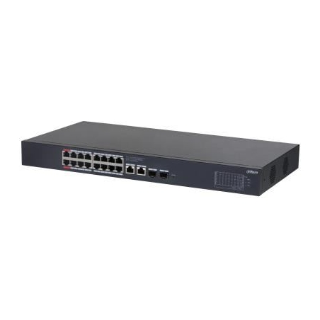 Dahua Switch|DAHUA|Desktop/pedestal|Rack|16x10Base-T / 100Base-TX / 1000Base-T|2xSFP|PoE ports 16|CS4220-16GT-240