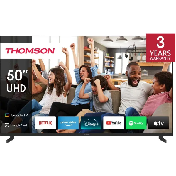 Thomson TV Set|THOMSON|50 "|4K Ultra HD|3840 x 2160 pixels|Flat|16:9|LCD|50UG4S14