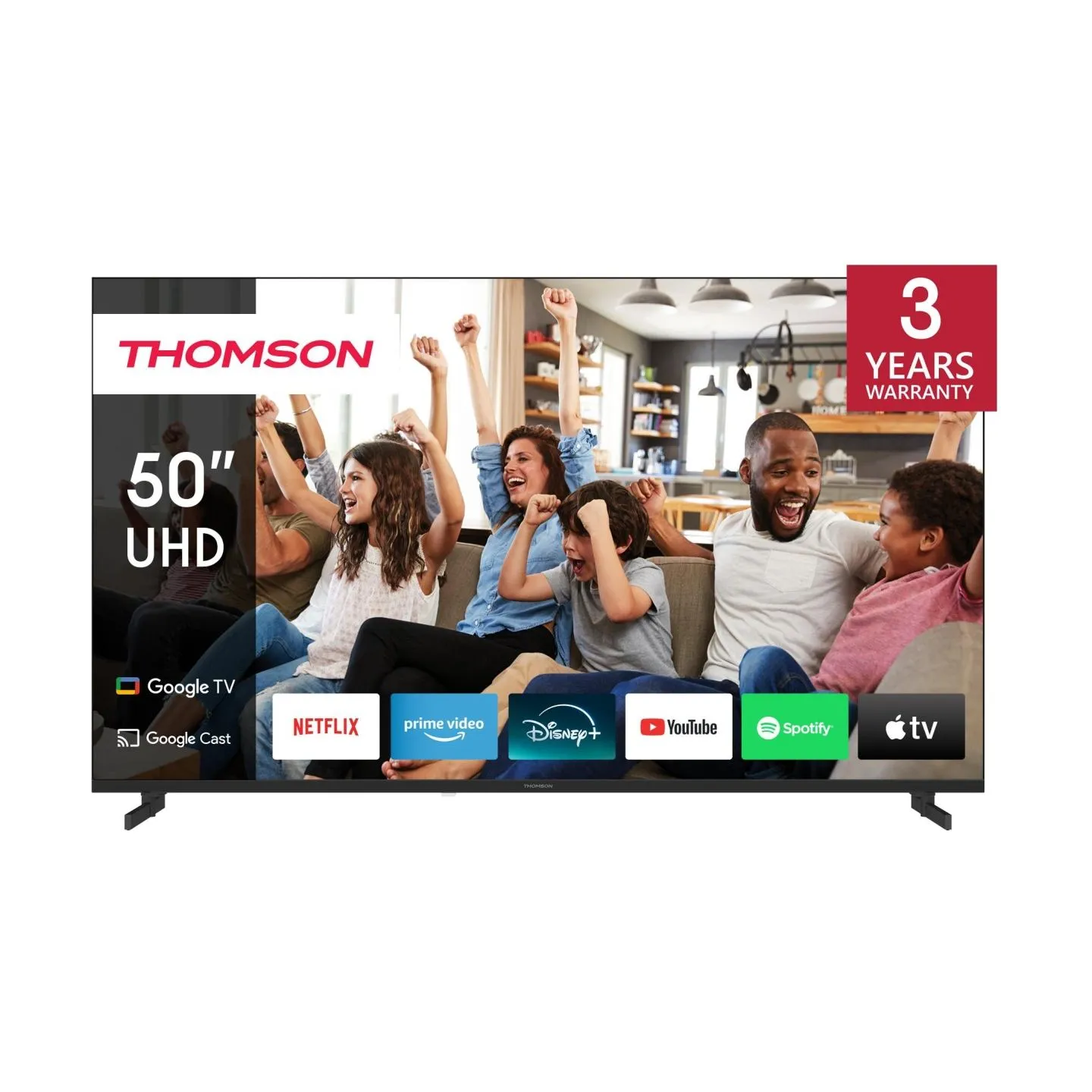 Thomson TV Set|THOMSON|50 "|4K Ultra HD|3840 x 2160 pixels|Flat|16:9|LCD|50UG4S14