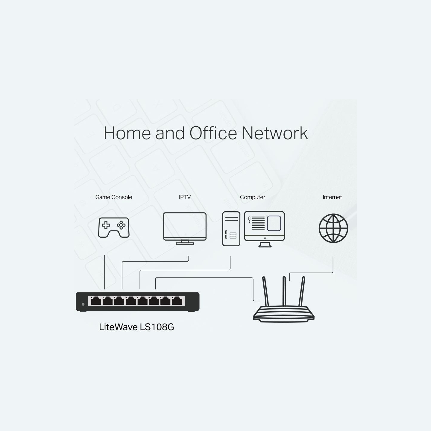 Tp-Link LiteWave 8-Port Gigabit Desktop