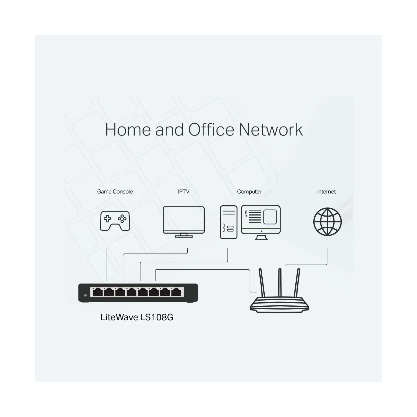 Tp-Link LiteWave 8-Port Gigabit Desktop
