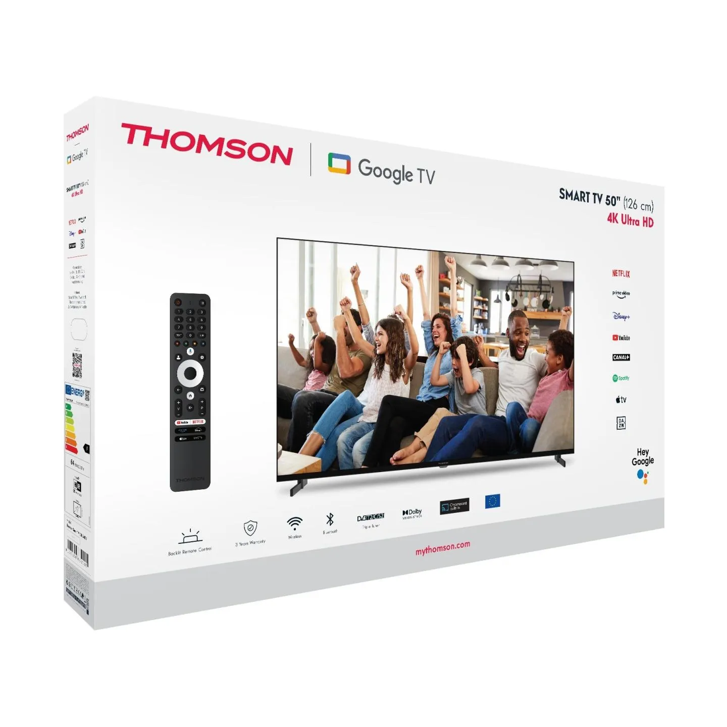 Thomson TV Set|THOMSON|50 "|4K Ultra HD|3840 x 2160 pixels|Flat|16:9|LCD|50UG4S14