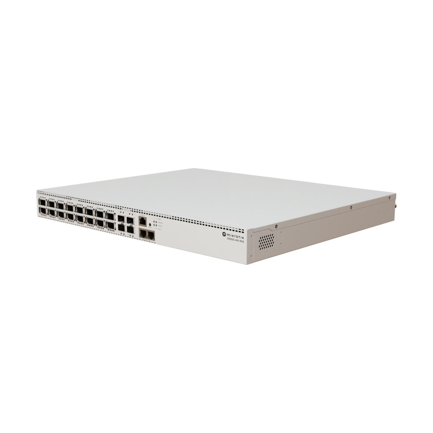 Mikrotik Switch|MIKROTIK|CRS520-4XS-16XQ-RM|Desktop/pedestal|16xQSFP28|4xSFP28|1xConsole|CRS520-4XS-16XQ-RM