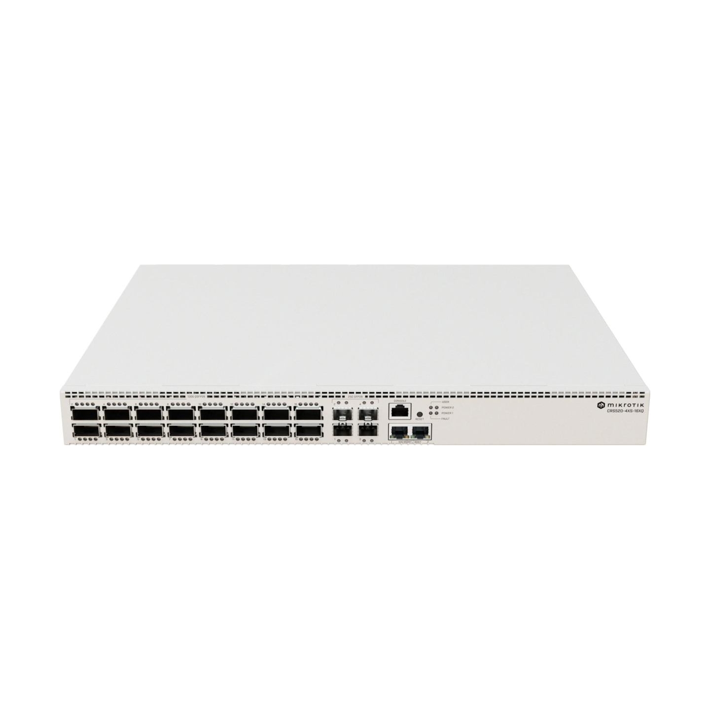 Mikrotik Switch|MIKROTIK|CRS520-4XS-16XQ-RM|Desktop/pedestal|16xQSFP28|4xSFP28|1xConsole|CRS520-4XS-16XQ-RM