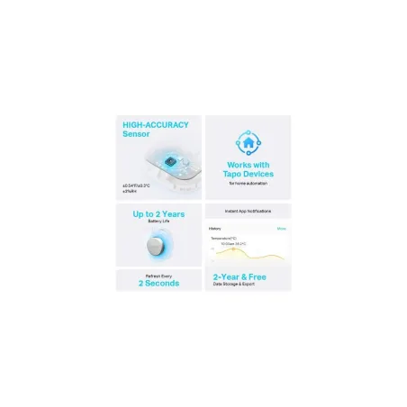 Tp-Link SMART HOME TEMPERATURE&HUMIDIT/SENSOR TAPO T310 TP-LINK