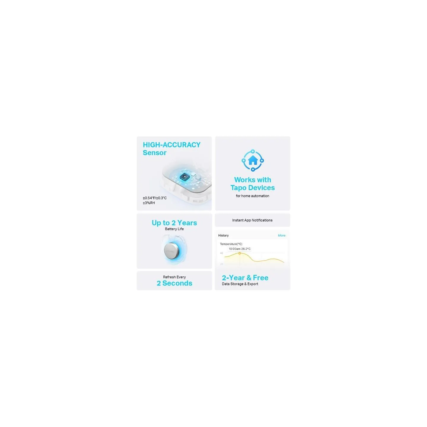 Tp-Link SMART HOME TEMPERATURE&HUMIDIT/SENSOR TAPO T310 TP-LINK
