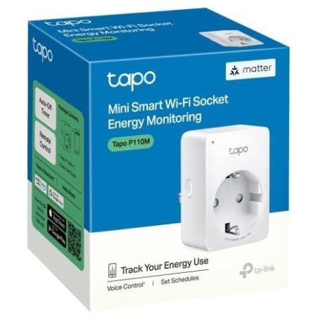 Tp-Link | Mini Smart Wi-Fi Plug, Energy Monitoring | Tapo P110M