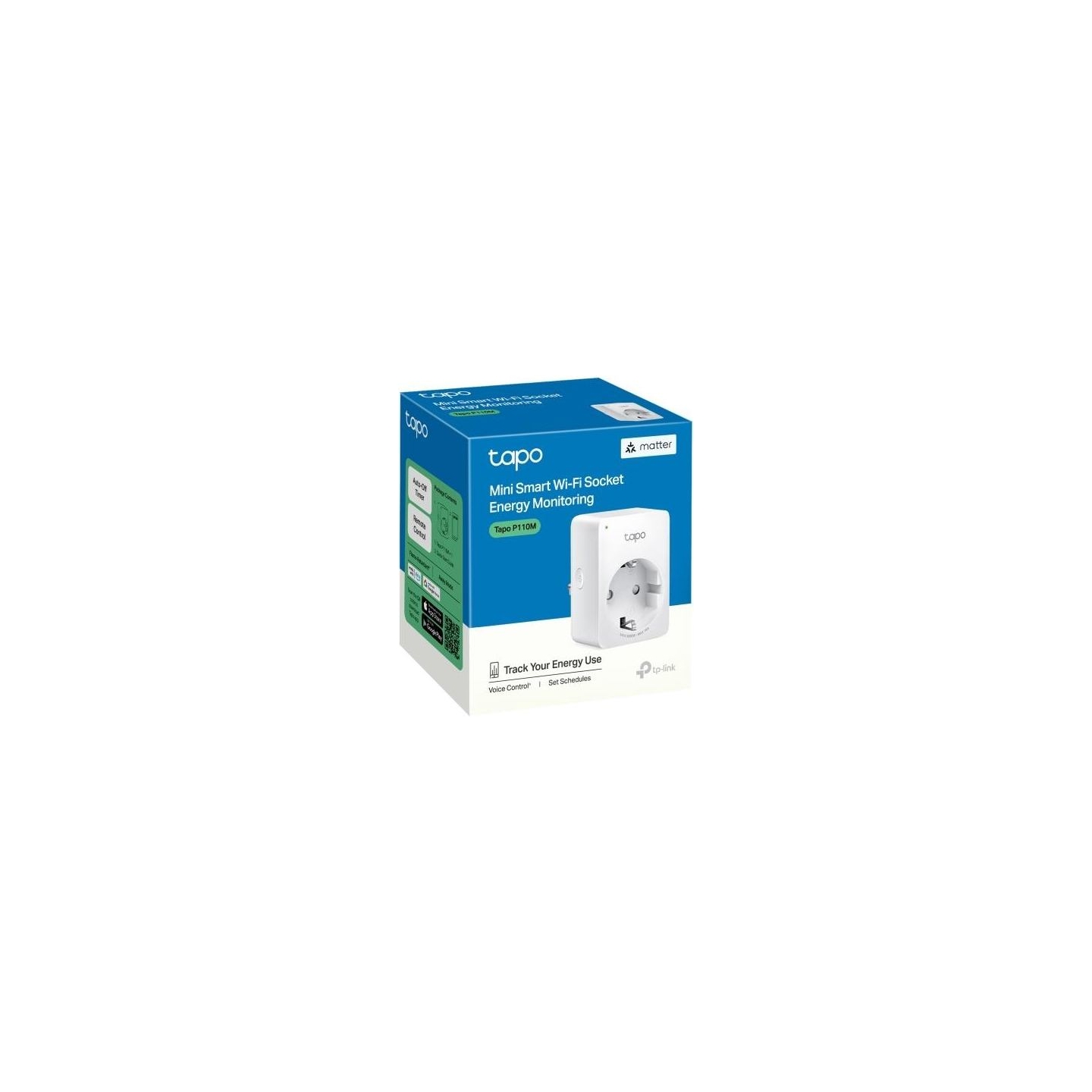 Tp-Link | Mini Smart Wi-Fi Plug, Energy Monitoring | Tapo P110M