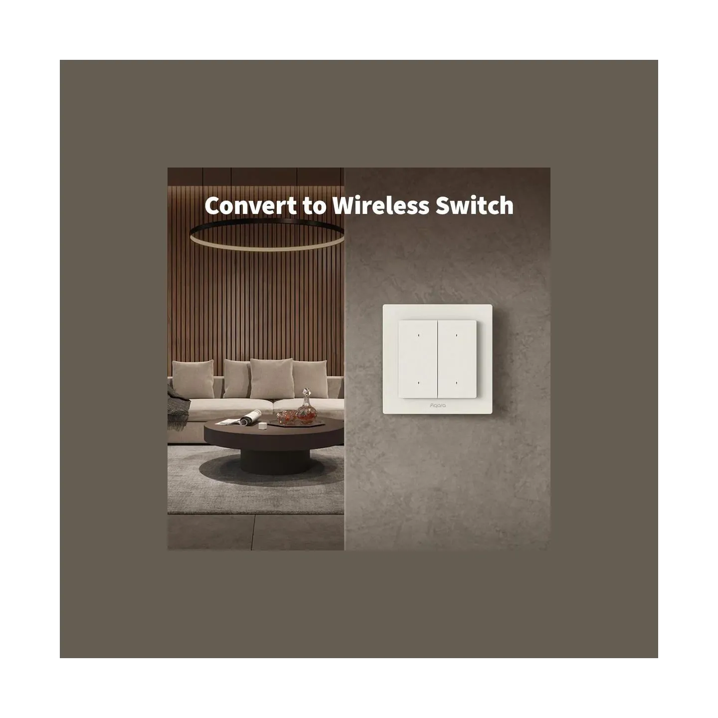 Aqara SMART HOME LIGHT SWITCH H2/WS-K08D AQARA