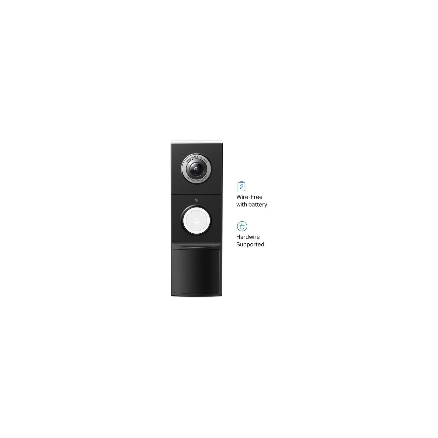 Tp-Link | Video Doorbell Camera | Tapo D235 | 5 MP | 1.18mm/F1.8 | IP66 | H.264 | Micro SD, Max. 512