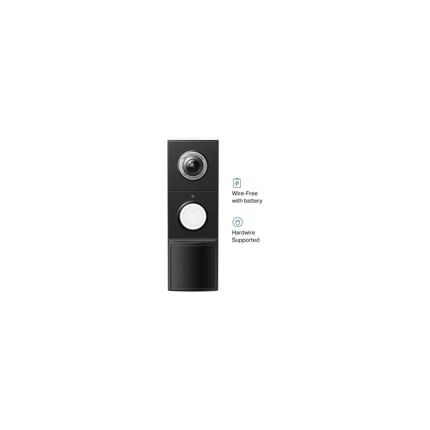Tp-Link | Video Doorbell Camera | Tapo D235 | 5 MP | 1.18mm/F1.8 | IP66 | H.264 | Micro SD, Max. 512
