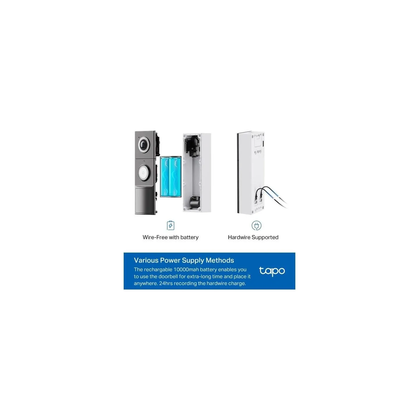 Tp-Link | Video Doorbell Camera | Tapo D235 | 5 MP | 1.18mm/F1.8 | IP66 | H.264 | Micro SD, Max. 512