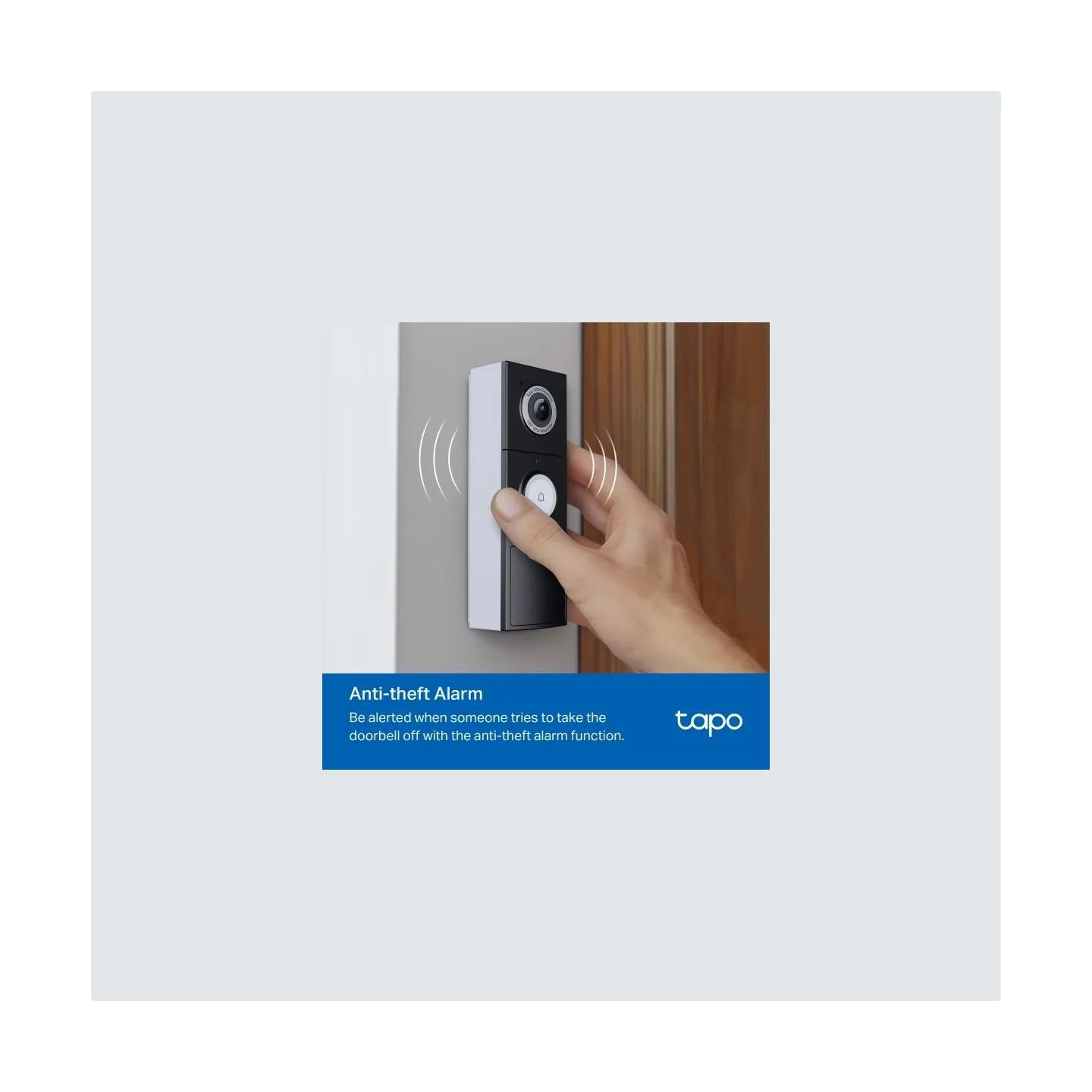 Tp-Link | Video Doorbell Camera | Tapo D235 | 5 MP | 1.18mm/F1.8 | IP66 | H.264 | Micro SD, Max. 512