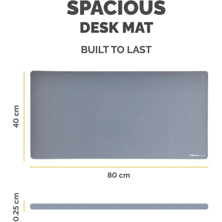 Fellowes Desk Mat | Breyta | 800 x 400 x 2.5 mm | Marine