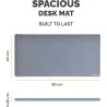 Fellowes Desk Mat | Breyta | 800 x 400 x 2.5 mm | Marine
