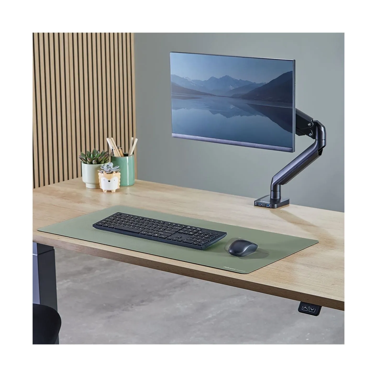 Fellowes Desk Mat | Breyta | 800 x 400 x 2.5 mm | Sage