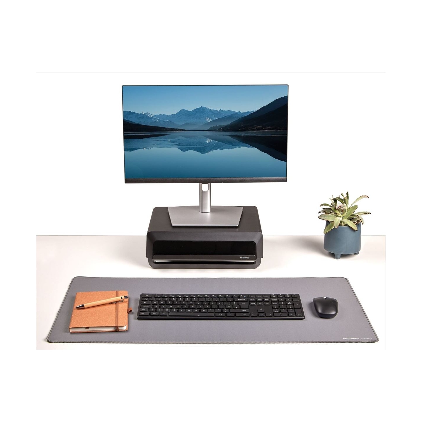 Fellowes Desk Mat | Breyta | 800 x 400 x 2.5 mm | Grey