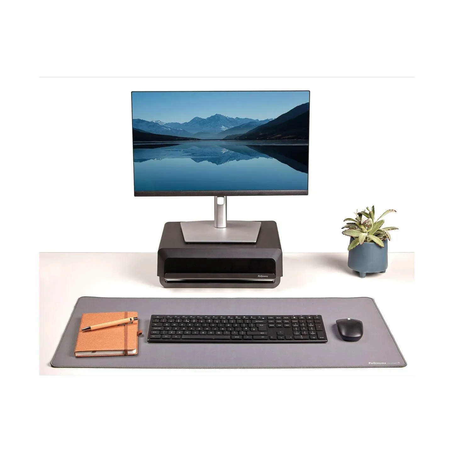 Fellowes Desk Mat | Breyta | 800 x 400 x 2.5 mm | Grey