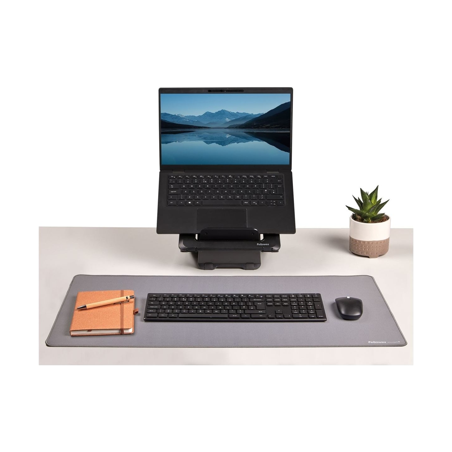 Fellowes Desk Mat | Breyta | 800 x 400 x 2.5 mm | Grey
