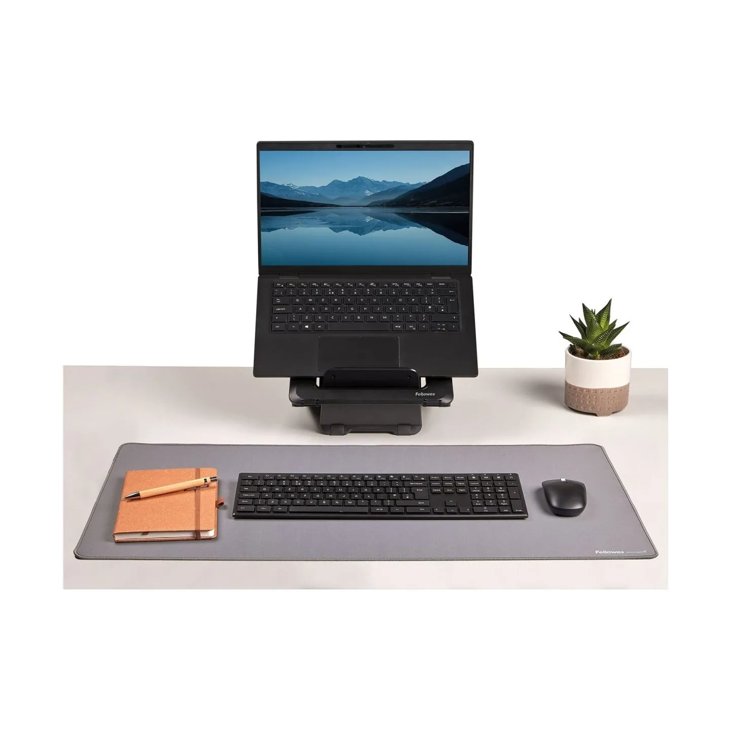 Fellowes Desk Mat | Breyta | 800 x 400 x 2.5 mm | Grey