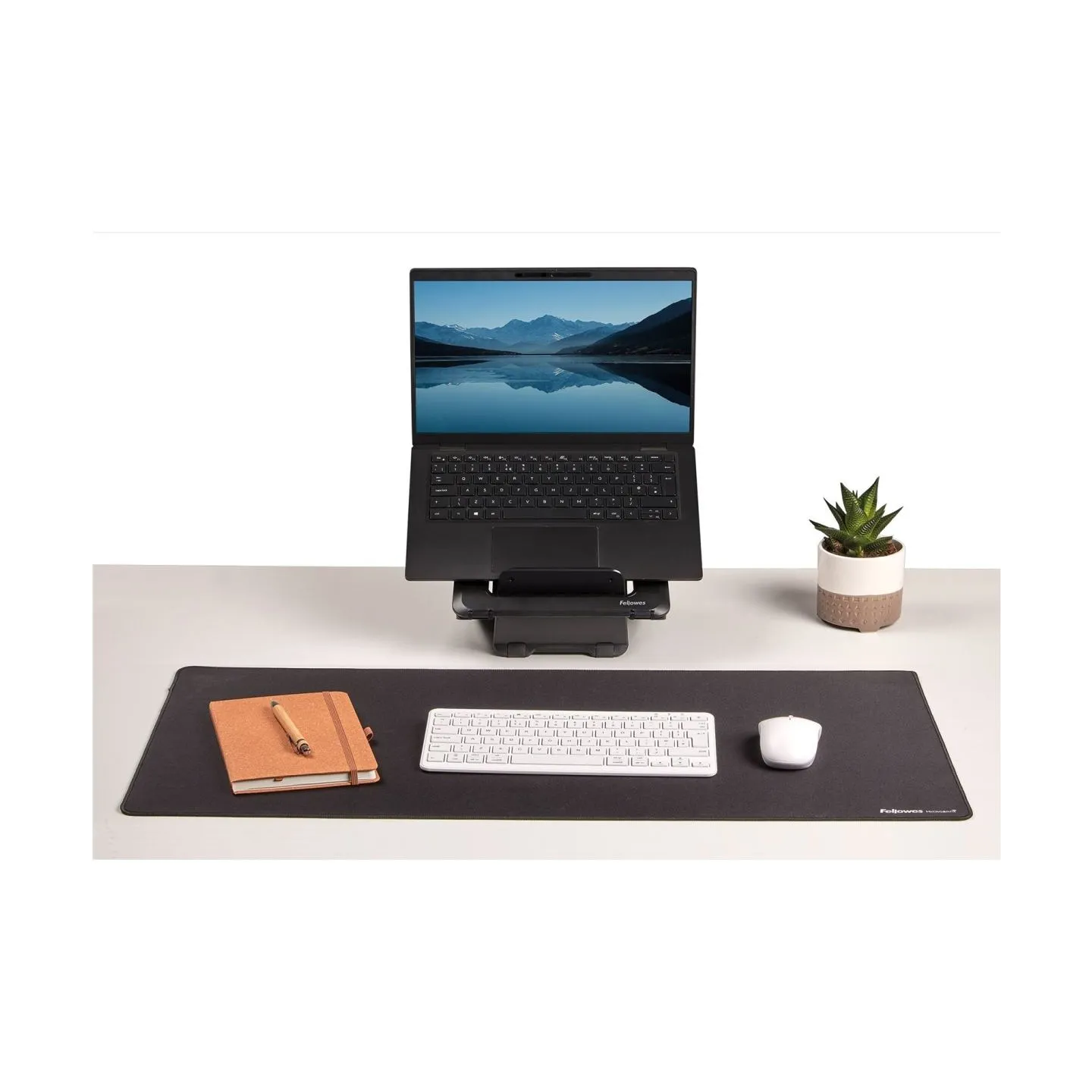 Fellowes Desk Mat | Breyta | 800 x 400 x 2.5 mm | Black