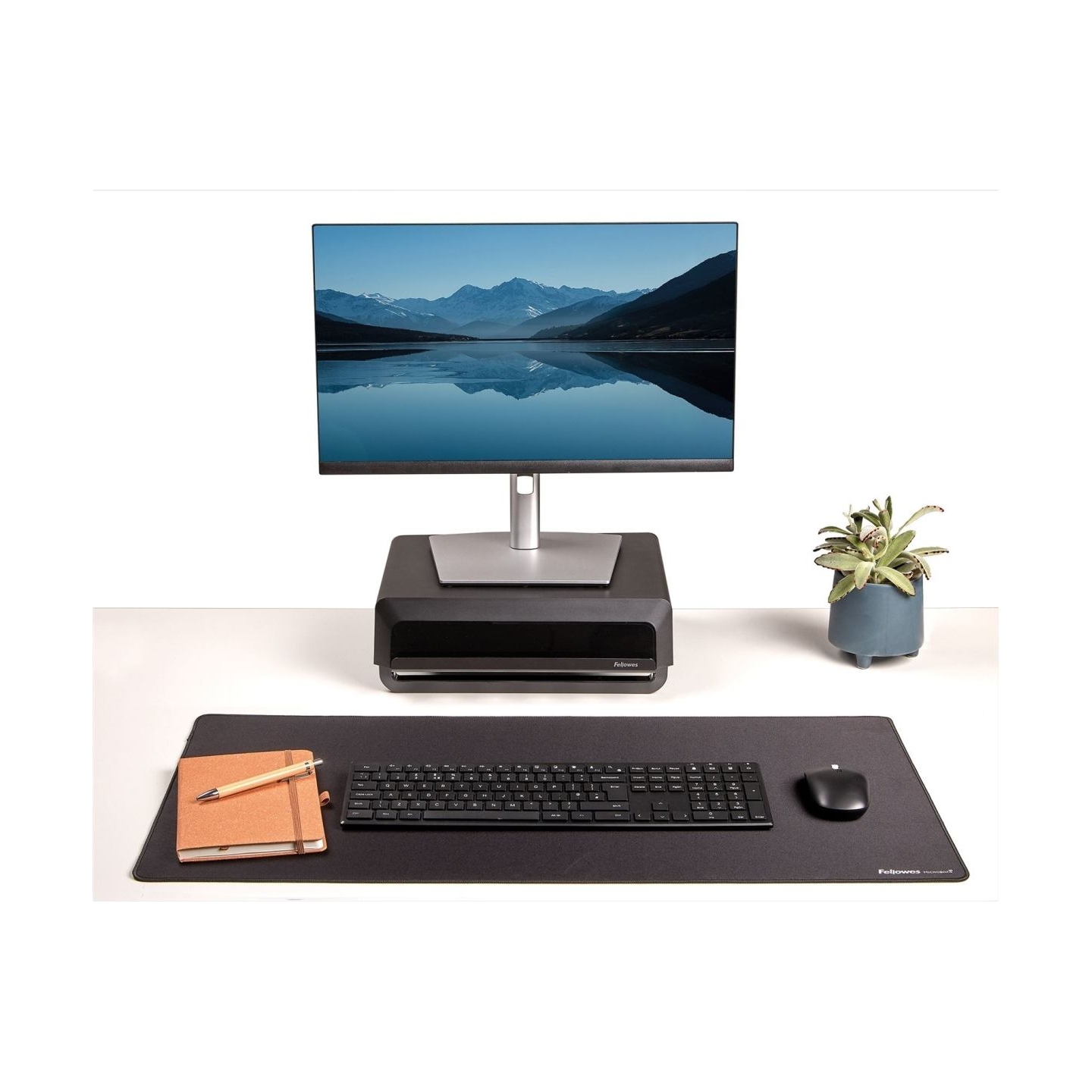 Fellowes Desk Mat | Breyta | 800 x 400 x 2.5 mm | Black