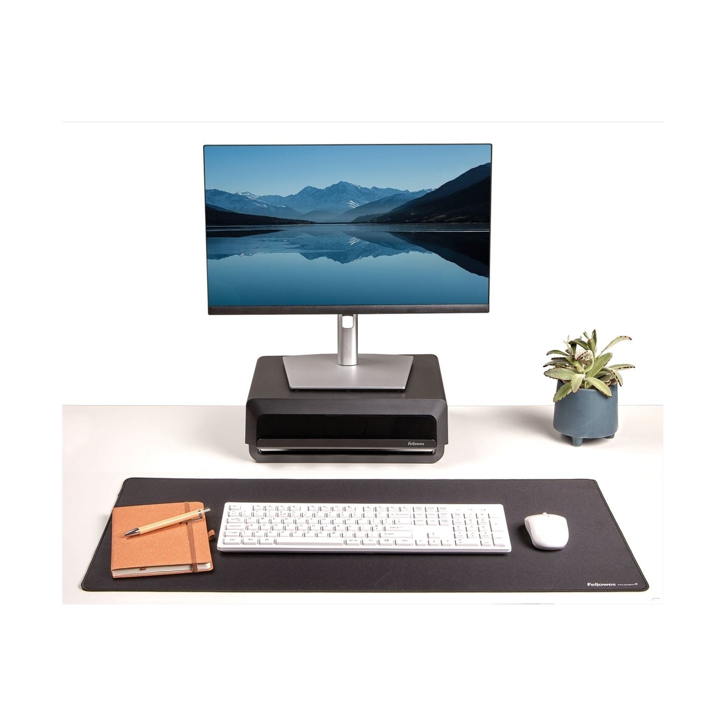 Fellowes Desk Mat | Breyta | 800 x 400 x 2.5 mm | Black