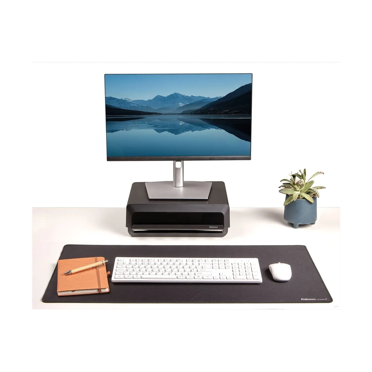 Fellowes Desk Mat | Breyta | 800 x 400 x 2.5 mm | Black