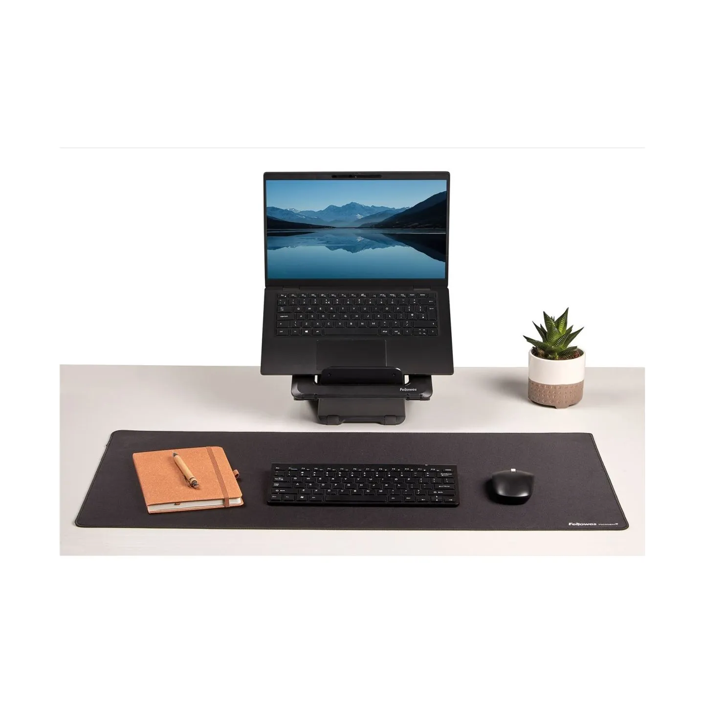 Fellowes Desk Mat | Breyta | 800 x 400 x 2.5 mm | Black