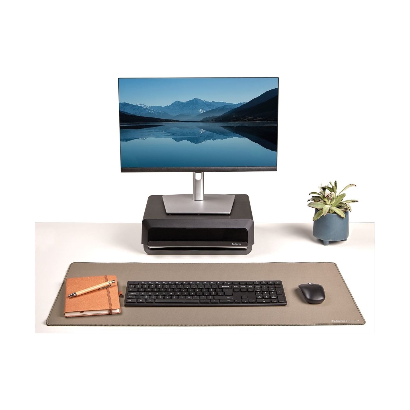 Fellowes Desk Mat | Breyta | 800 x 400 x 2.5 mm | Sand