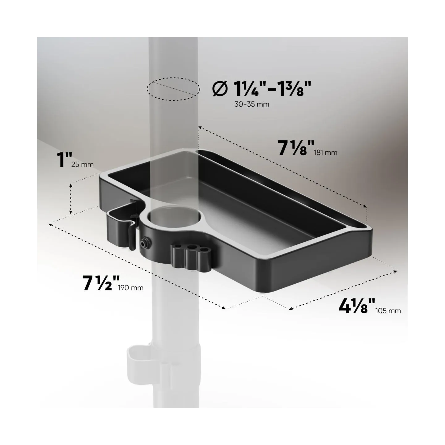 Onkron DESK MOUNT ACC ORGANIZER/BLACK A35-B ONKRON