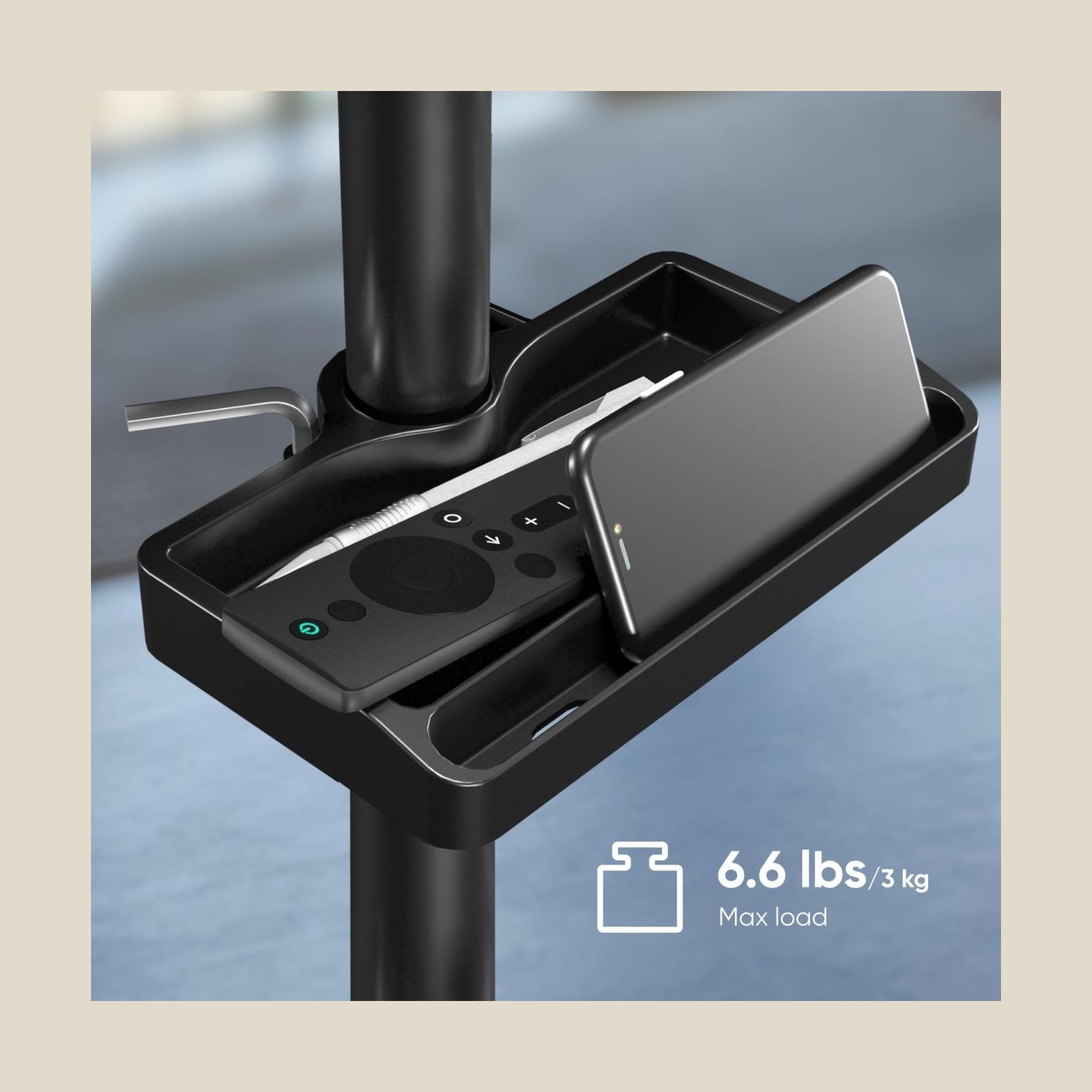Onkron DESK MOUNT ACC ORGANIZER/BLACK A35-B ONKRON