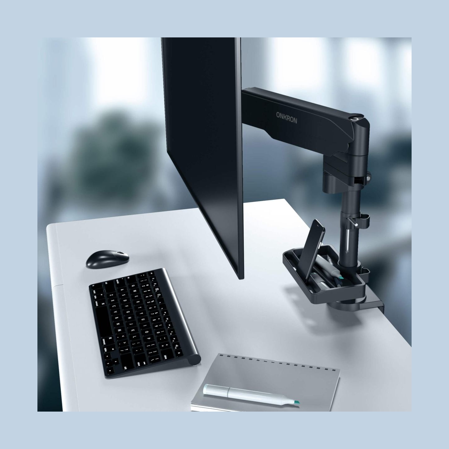 Onkron DESK MOUNT ACC ORGANIZER/BLACK A35-B ONKRON