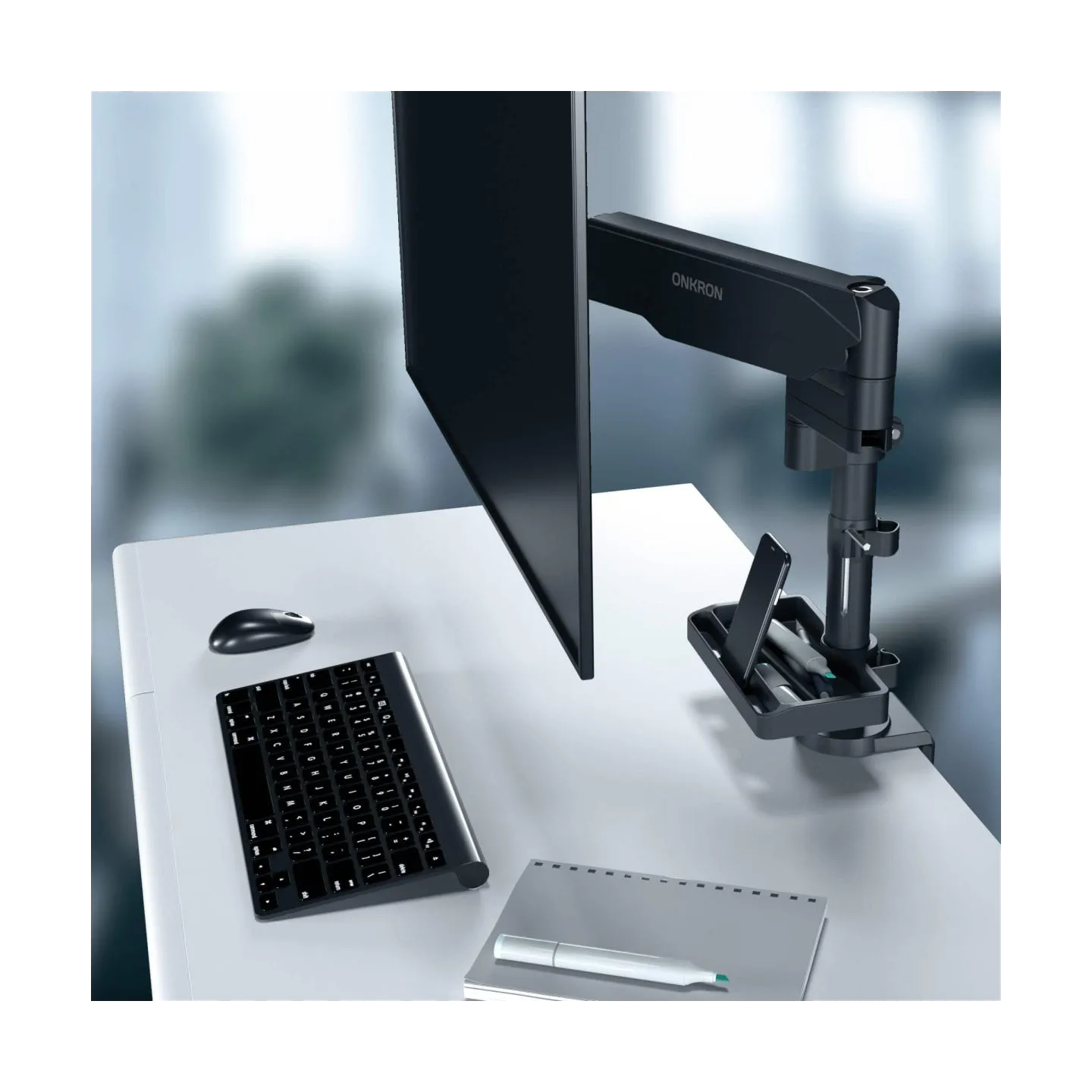 Onkron DESK MOUNT ACC ORGANIZER/BLACK A35-B ONKRON