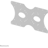 Neomounts NEWSTAR VESA CONVERSION PLATE - VESA 75/100 - 200X100, 200X200, 400X200 - SILVER