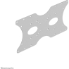 Neomounts NEWSTAR VESA CONVERSION PLATE - VESA 75/100 - 200X100, 200X200, 400X200 - SILVER