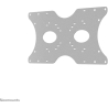 Neomounts NEWSTAR VESA CONVERSION PLATE - VESA 75/100 - 200X100, 200X200, 400X200 - SILVER