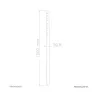 Neomounts TV SET ACC MOUNT EXTENS. POLE/50KG FPMA-CP150BLACK NEOMOUNTS