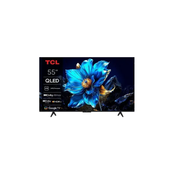 TCL 4K QLED TV | 55T69C | 55 | Smart TV | Google TV | UHD | Black