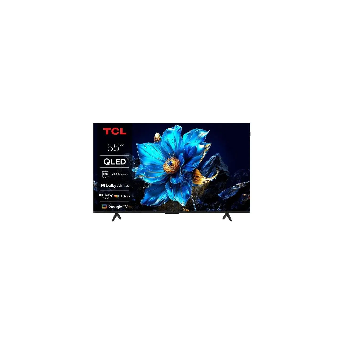TCL 4K QLED TV | 55T69C | 55 | Smart TV | Google TV | UHD | Black