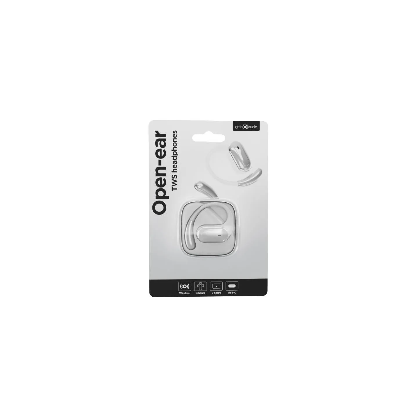 Gembird BT open-ear TWS headphones white